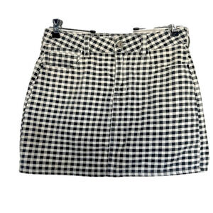 Pacsun gingham mini skirt